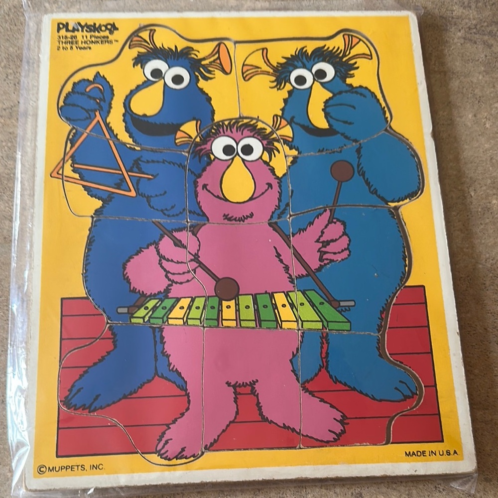 Vintage Playskool Muppets Puzzle